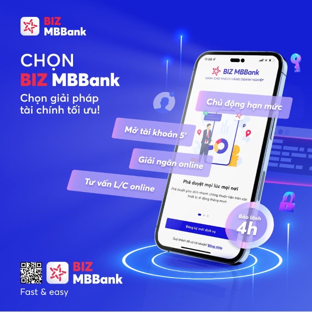 Đăng ký tài khoản doanh nghiệp chỉ mất 5 phút cùng BIZ MBBank