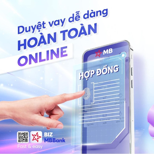 Vay tín chấp doanh nghiệp online, nhận giải ngân ngay tại BIZ MBBank